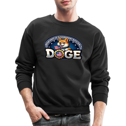 DOGE Logo (Dept of Government Efficiency) Sweatshirt - black