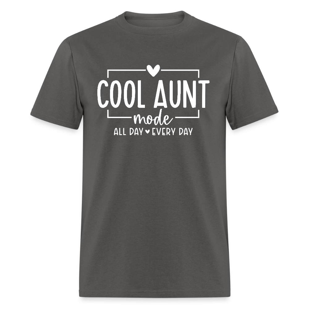 Cool Aunt Mode T-Shirt - charcoal