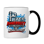 Peter Innerbutt Funny Ceramic Coffee Mug – No Hole Too Dirty Adult Humor Mug
