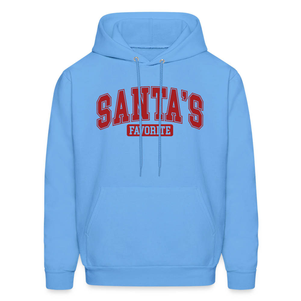 Santa's Favorite Hoodie - carolina blue