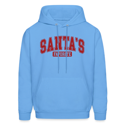 Santa's Favorite Hoodie - carolina blue