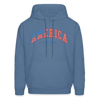 American 1776 Hoodie - denim blue