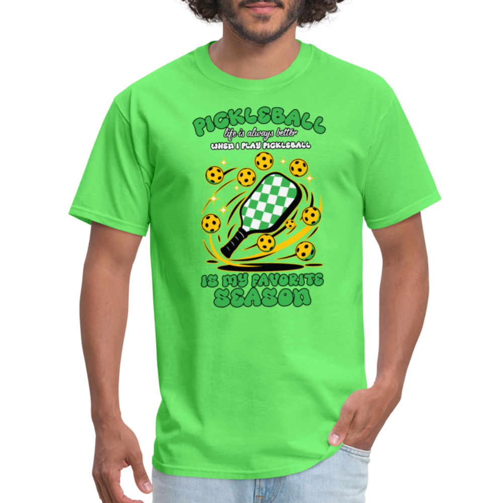 Pickleball Is My Favorite Season T-Shirt - kiwi