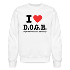 I Heart DOGE (Dept of Government Efficiency) Sweatshirt