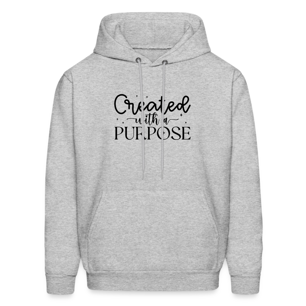 Created with a Purpose Hoodie - heather gray