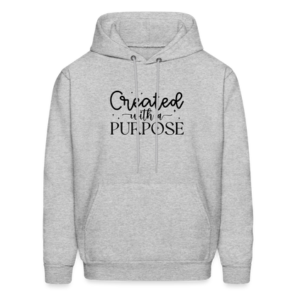 Created with a Purpose Hoodie - heather gray