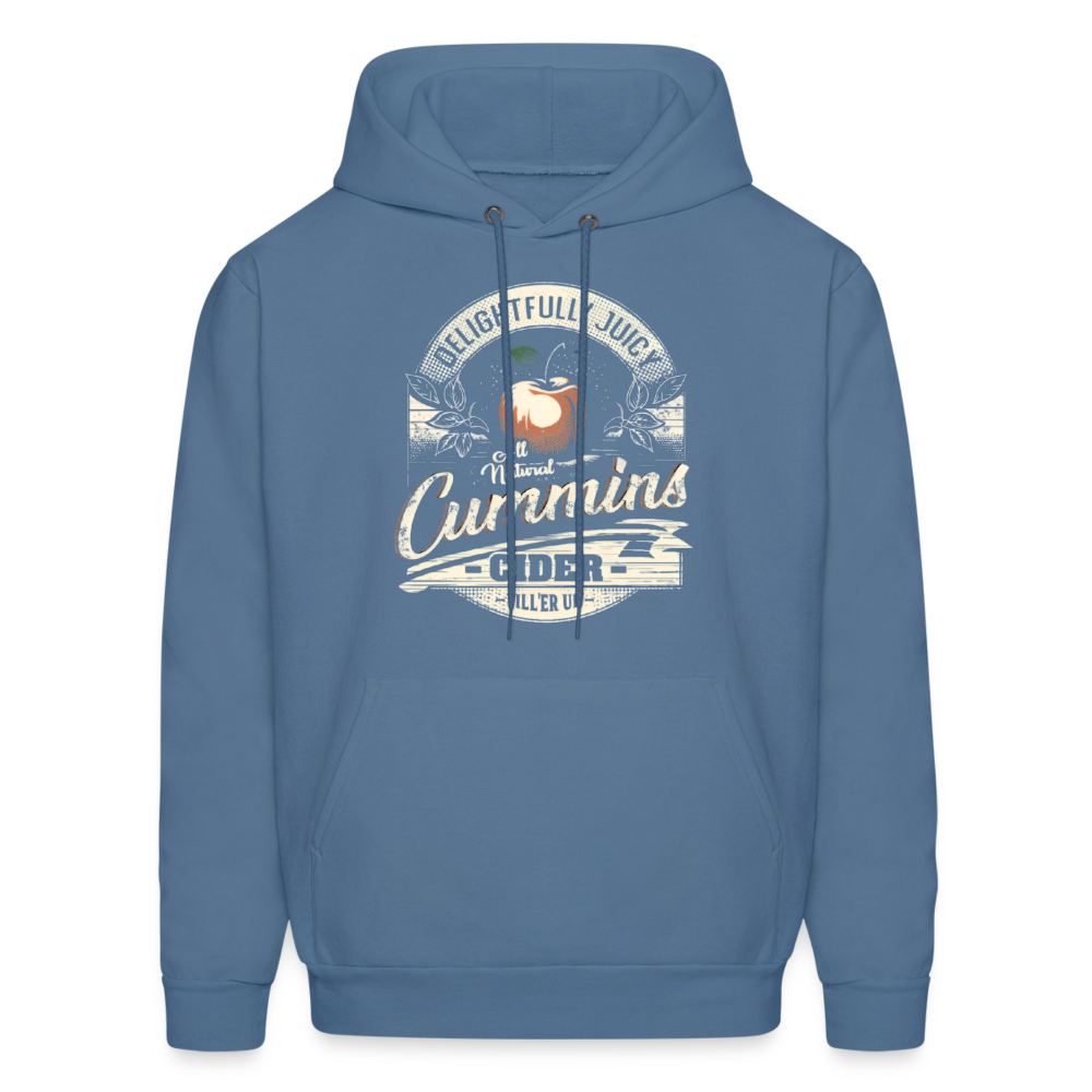 Vintage Cummins Cider (Funny Adult Humor) Hoodie - denim blue