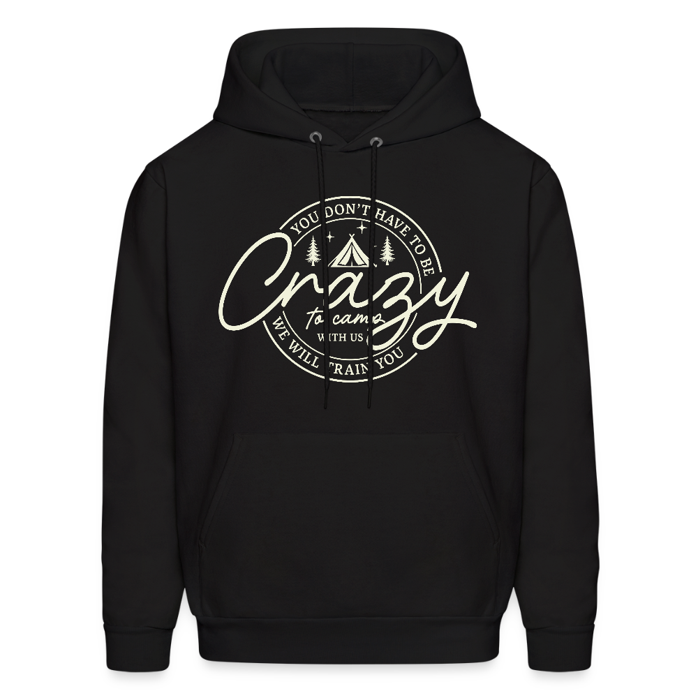 Crazy Camping Hoodie - black