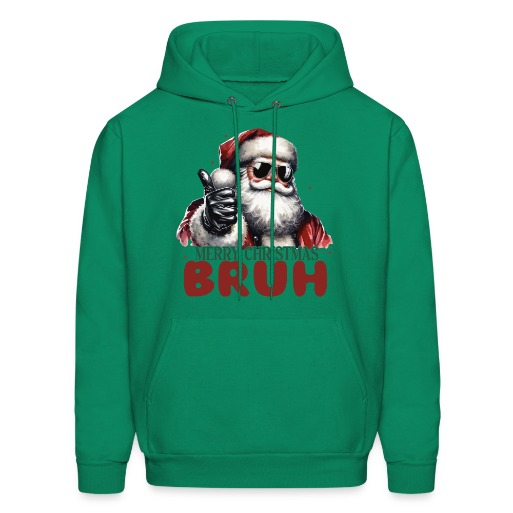 Merry Christmas Bruh Hoodie - kelly green