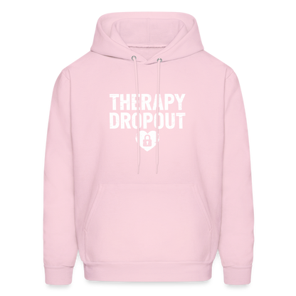 Therapy Dropout Hoodie - pale pink