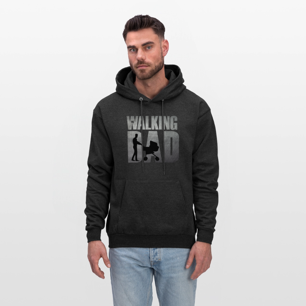 The Walking Dad Hoodie – Funny Zombie Parody with Stroller Graphic in Movie-Inspired Design Color: black