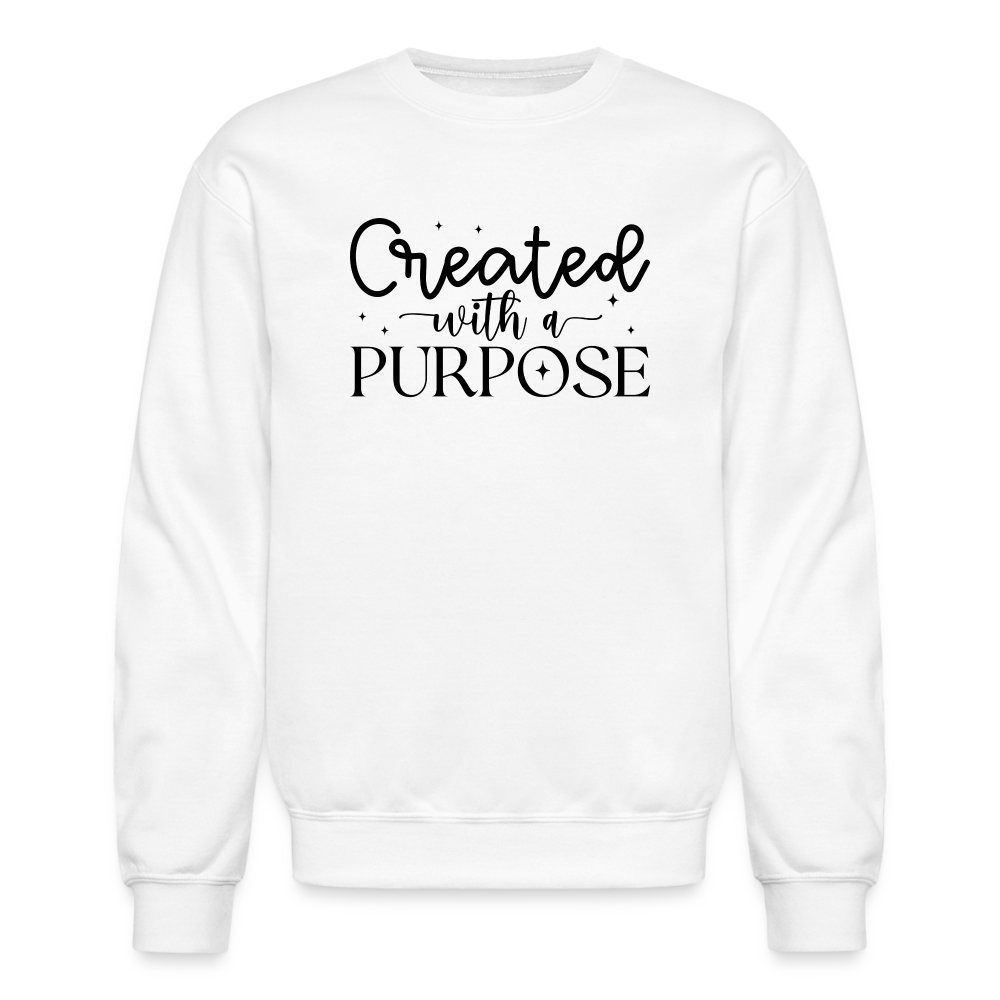 Created with a Purpose Sweatshirt - white