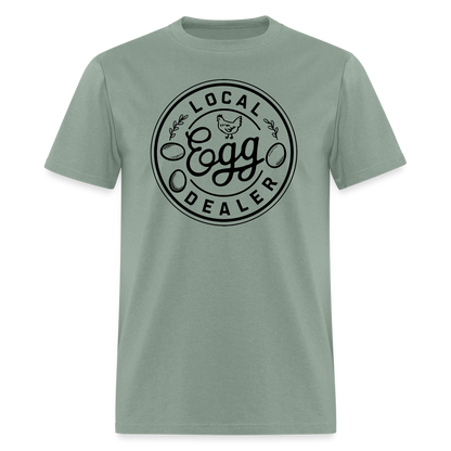 Local Egg Dealer T-Shirt - sage