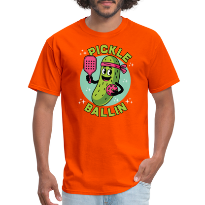 Pickle Ballin T-Shirt - orange