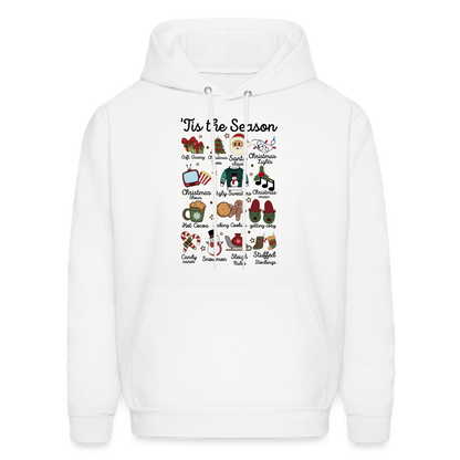 Tis The Season (Christmas) Hoodie - white