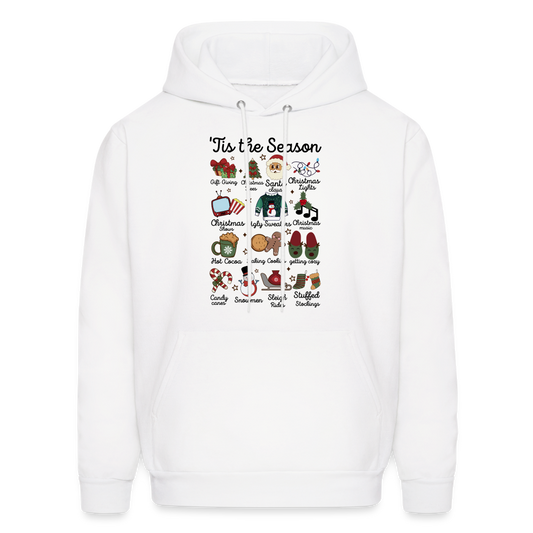 Tis The Season (Christmas) Hoodie - white