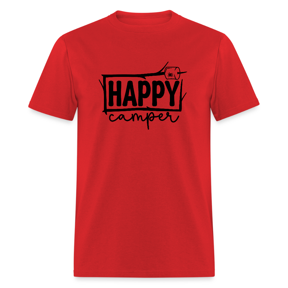 Happy Campers (Outdoors) T-Shirt - red