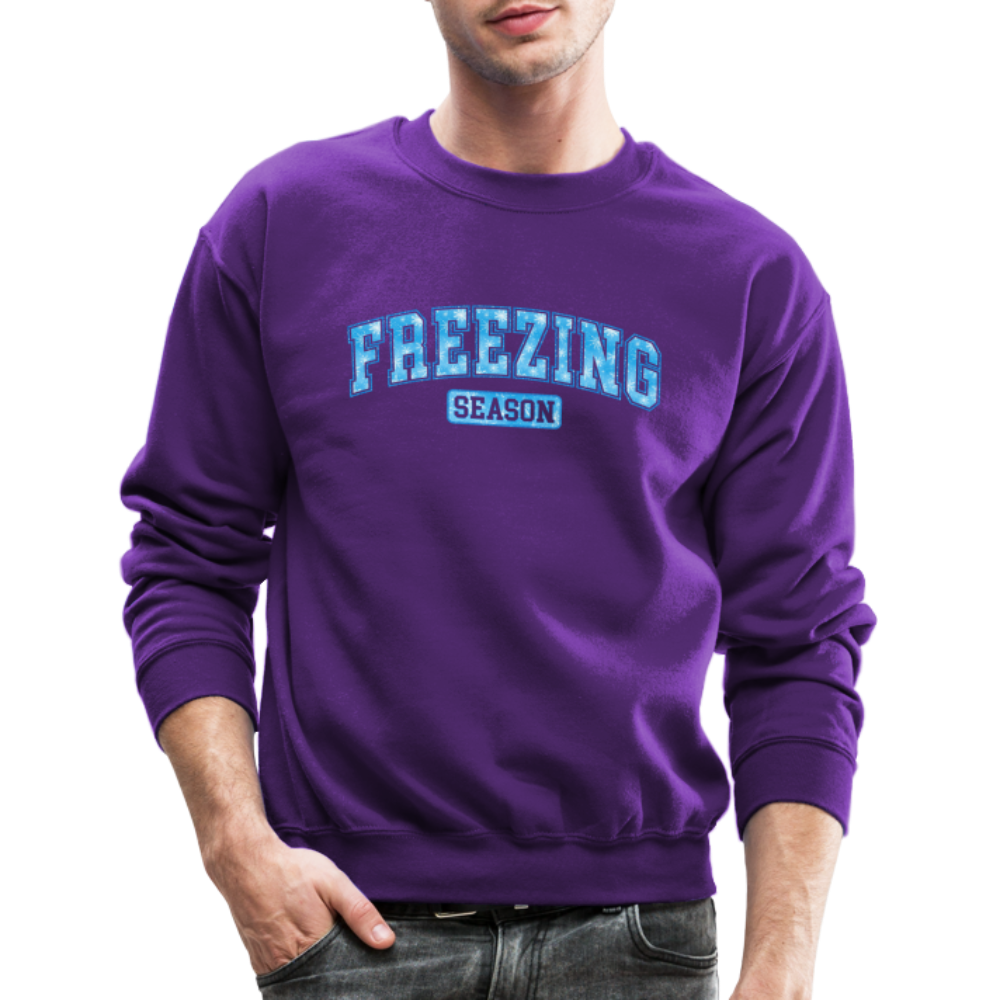 Freezing Season Unisex Crewneck Sweatshirt - purple