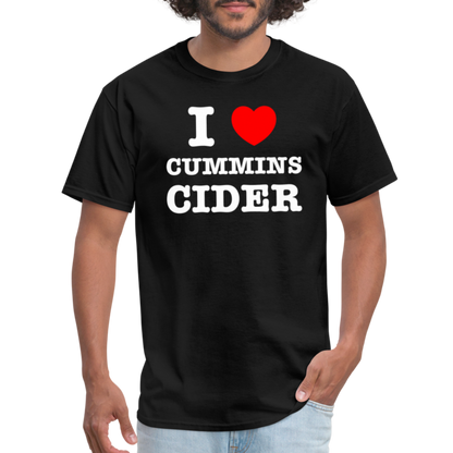 I Heart Cummins Cider T-Shirt - black