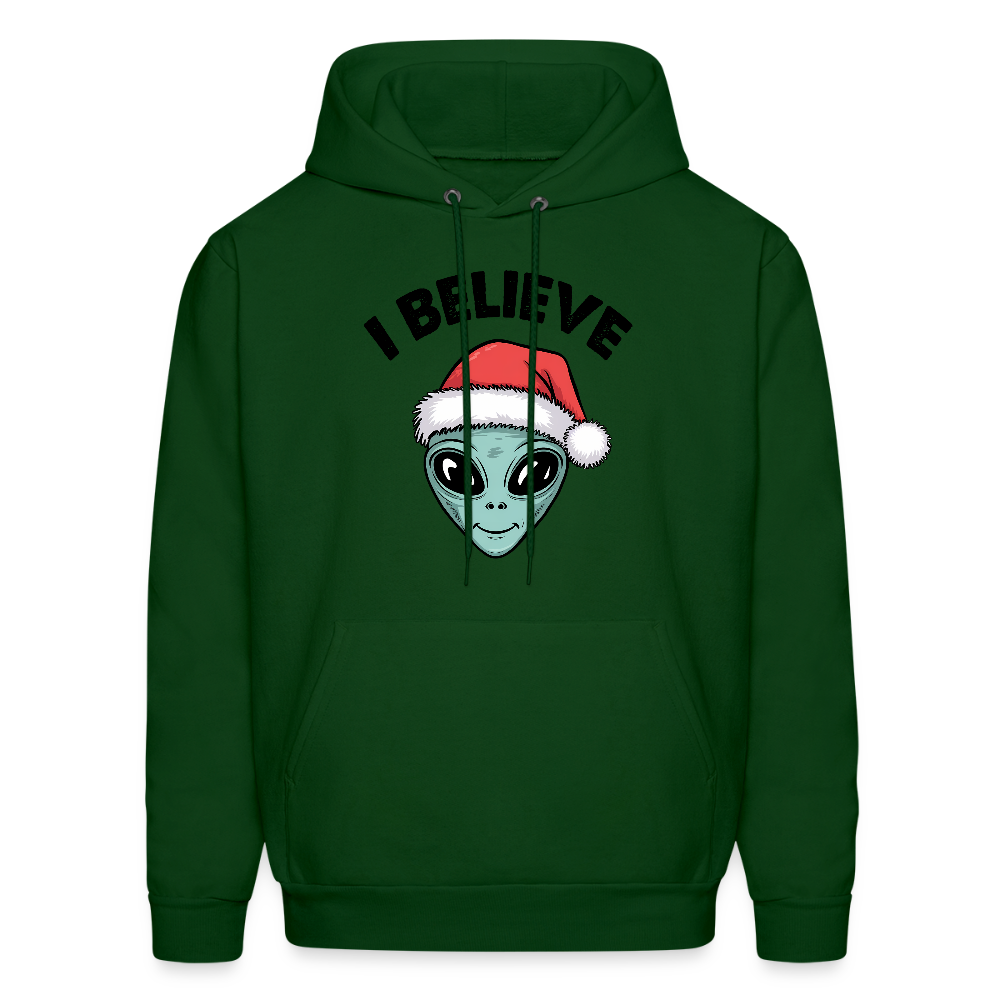 I Believe in Santa Hoodie - forest green