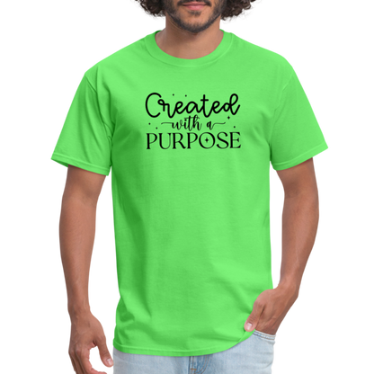 Created with a Purpose T-Shirt - kiwi