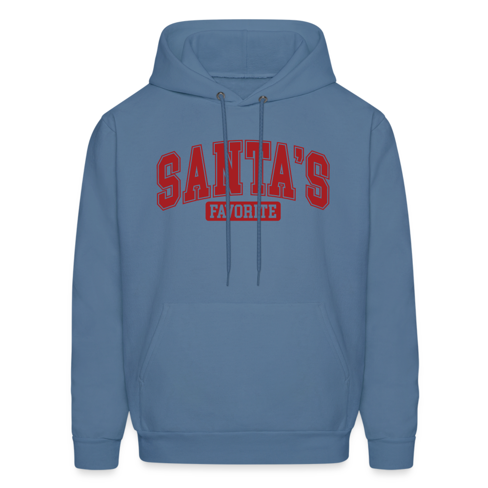 Santa's Favorite Hoodie - denim blue