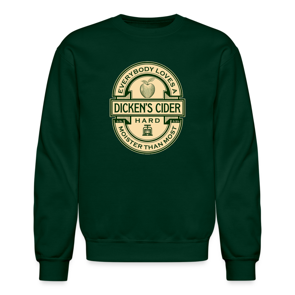 Dicken's Cider Men's Premium Long Sleeve Sweatshirt - forest green