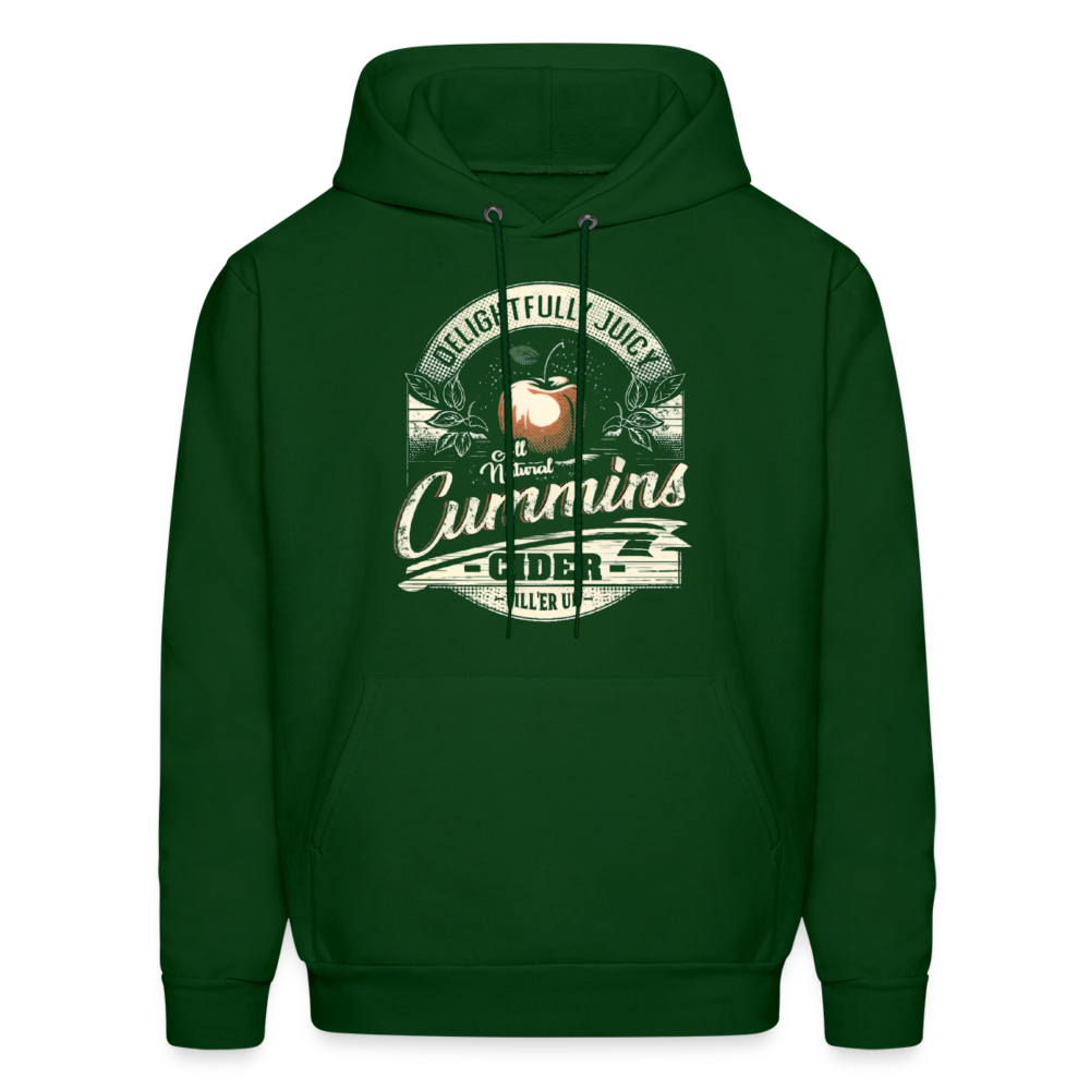 Vintage Cummins Cider (Funny Adult Humor) Hoodie - forest green