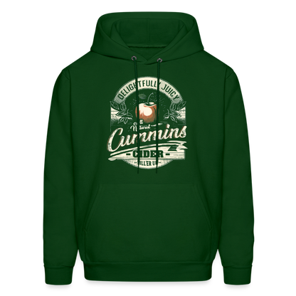 Vintage Cummins Cider (Funny Adult Humor) Hoodie - forest green