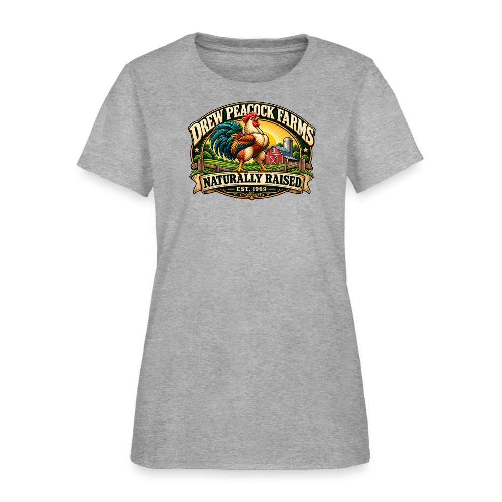 Drew Peacock Farms Women's T-Shirt - heather gray