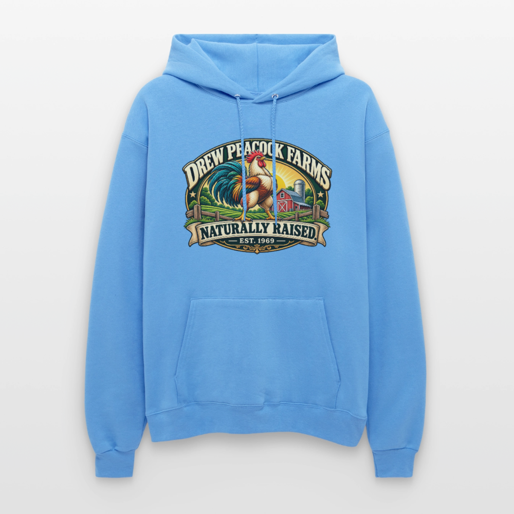 Drew Peacock Farms Hoodie - carolina blue