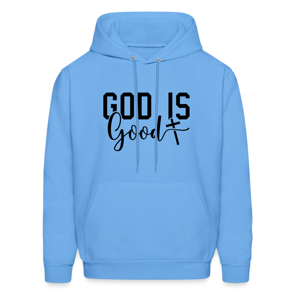 God is Good Hoodie - carolina blue