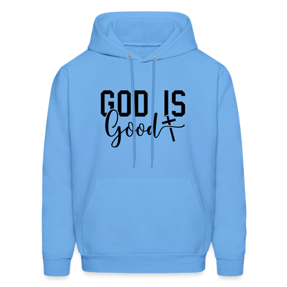 God is Good Hoodie - carolina blue