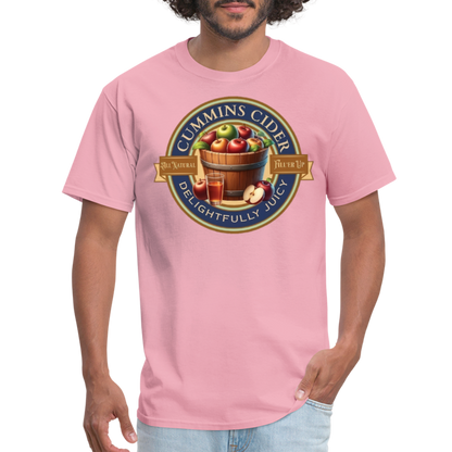 Cummins Cider (Funny Adult Humor) T-Shirt - pink