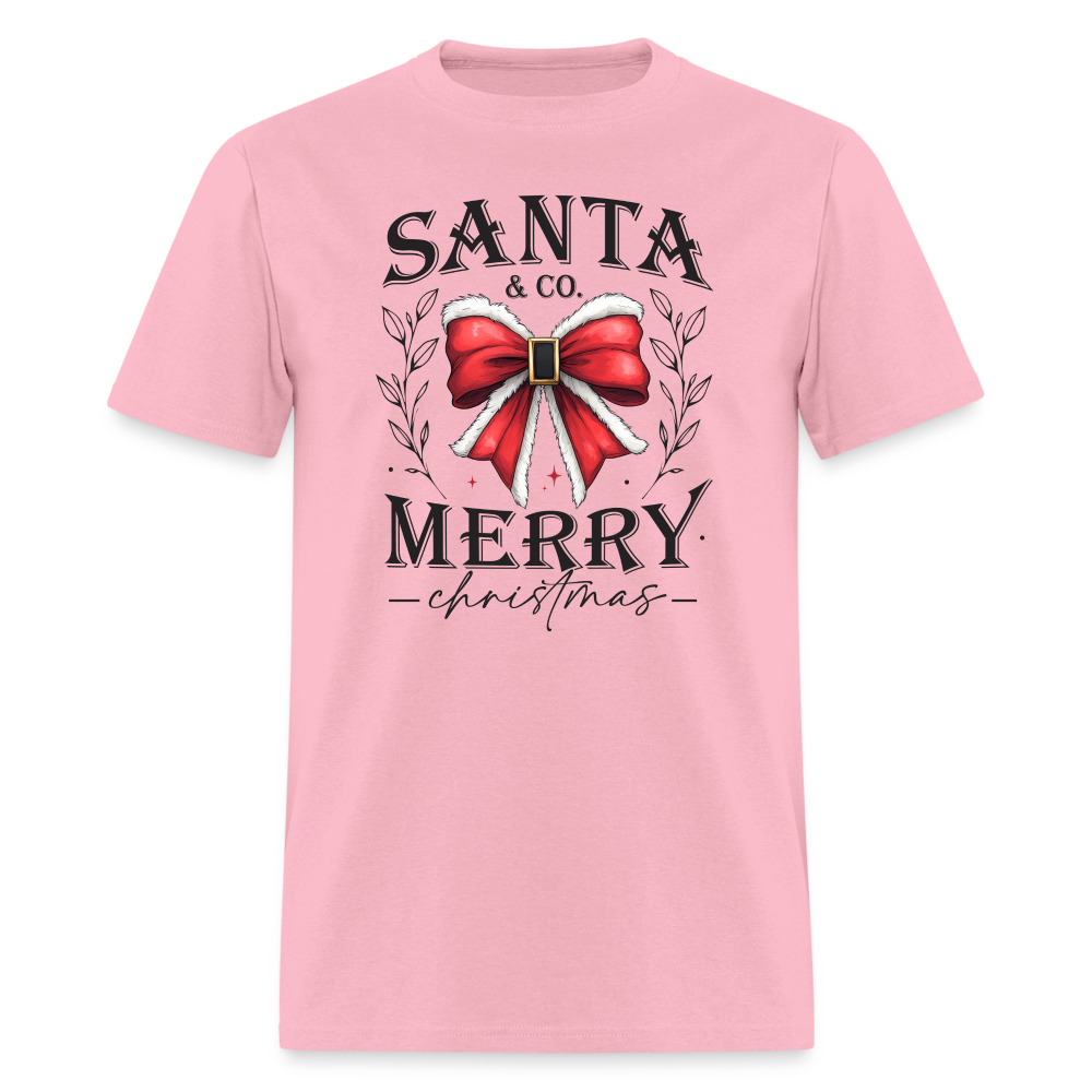 Merry Christmas Santa & Co T-Shirt - pink