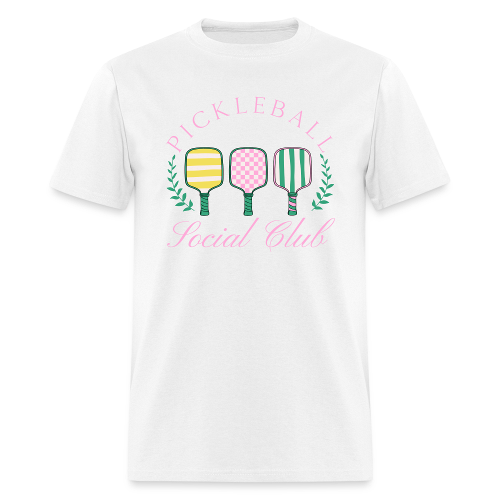 Pickleball Social Club T-Shirt - white