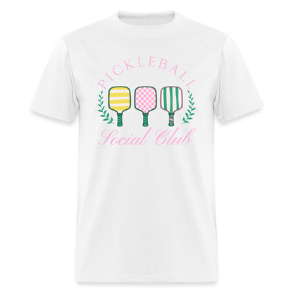 Pickleball Social Club T-Shirt - white