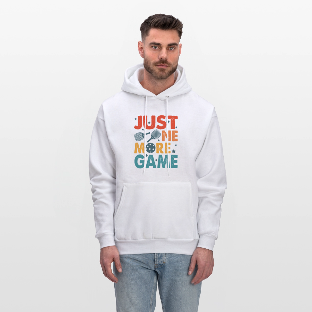 Just One More Game (Pickleball) Hoodie - white