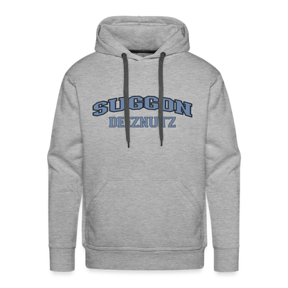 Suggon Deeznutz Premium Hoodie - heather grey