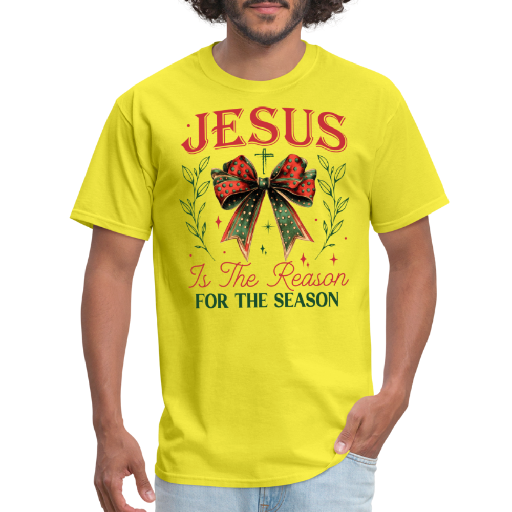 Jesus Is The Reason For The Season T-Shirt - yellow