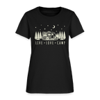 Live Love Camp Women’s T-Shirt – Camper Under the Stars