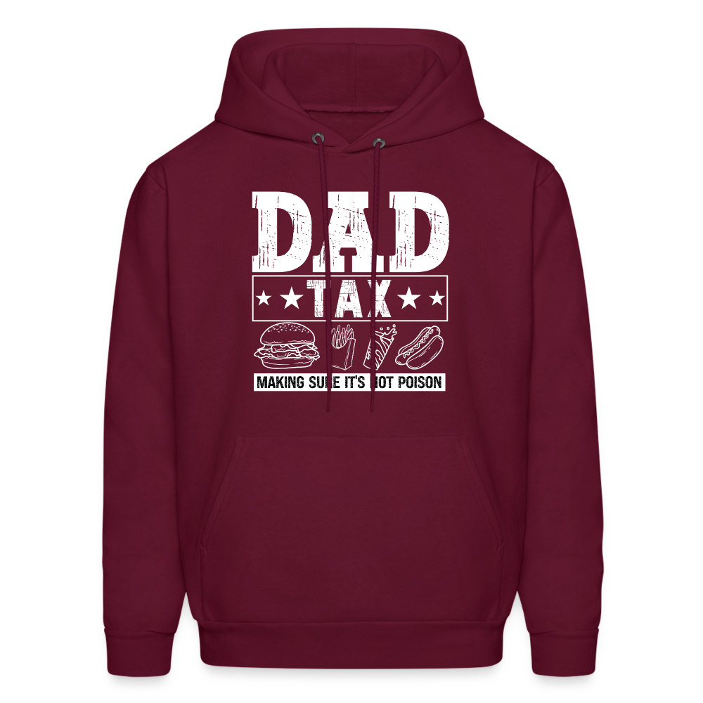 Dad Tax Hoodie - burgundy