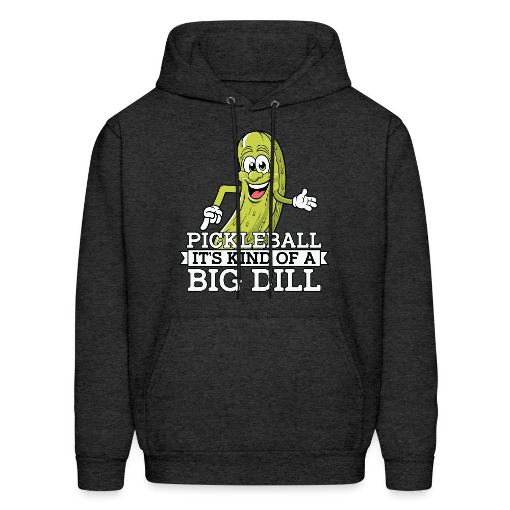 Pickleball It's Kind Of A Big Dill Hoodie - charcoal grey