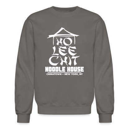 Ho Lee Chit Noodle House (Funny Wordplay) Hoodie - asphalt gray