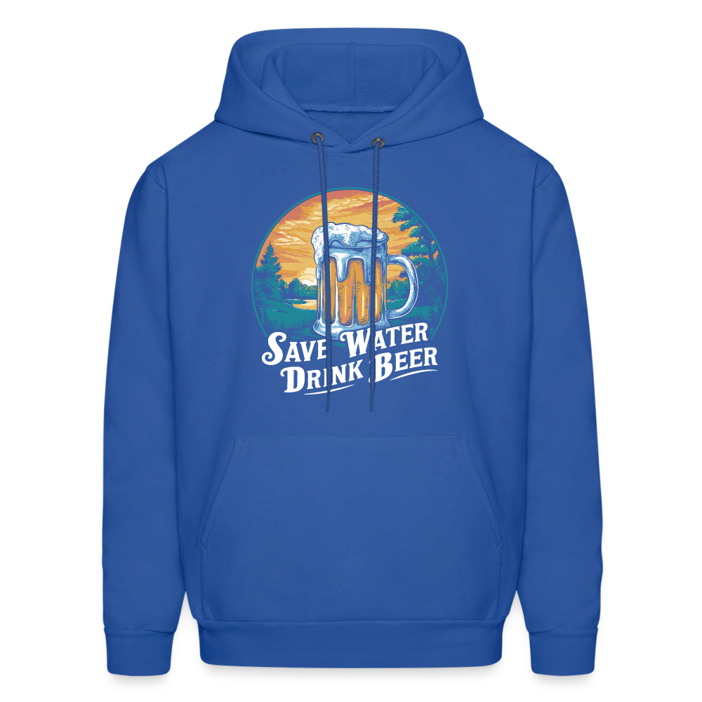 Save Water Drink Beer (Funny Drinking) Hoodie - royal blue