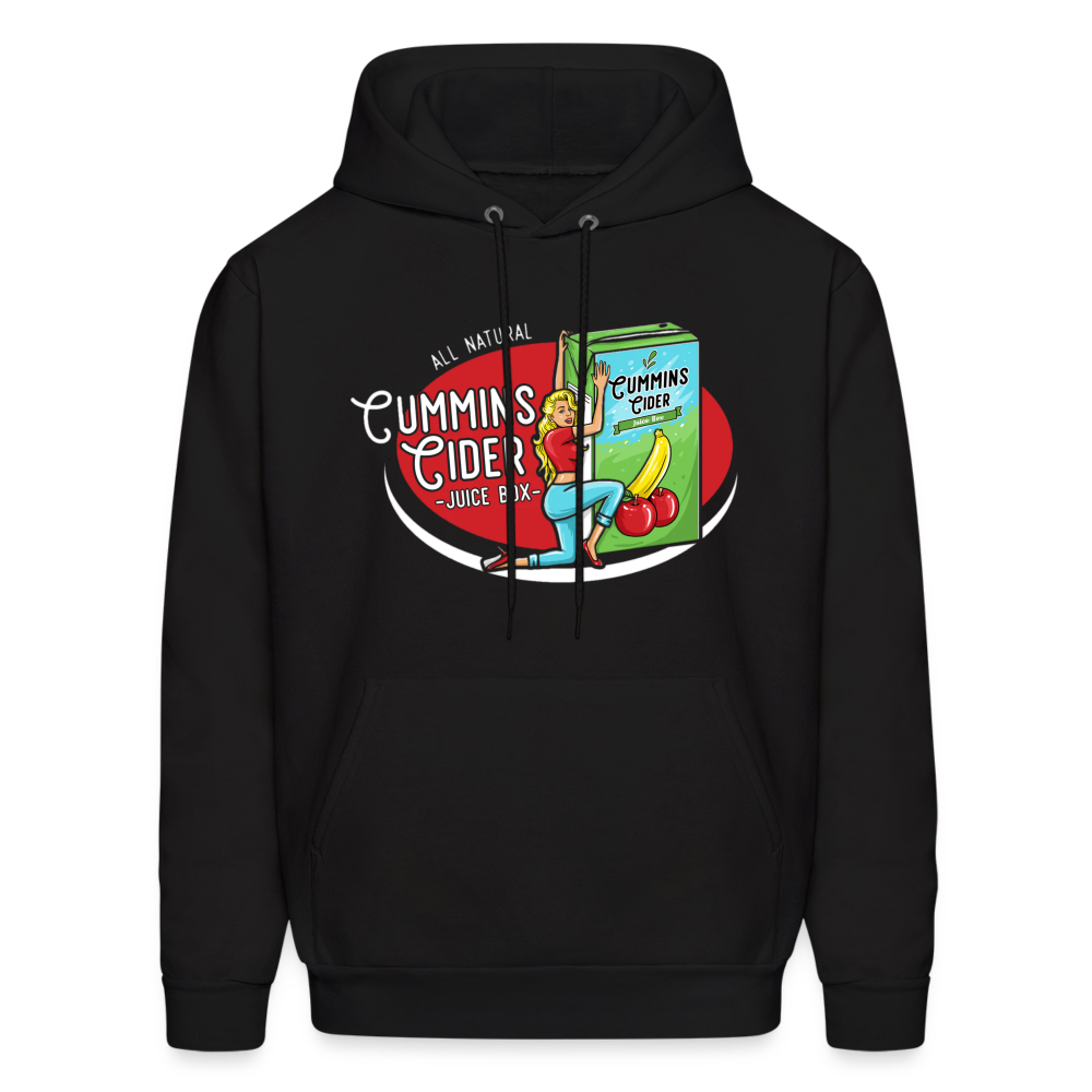 Cummins Cider Juice Box (Adult Sexual Humor) Hoodie - black