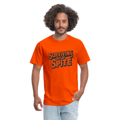 Surviving Out Of Spite T-Shirt - orange