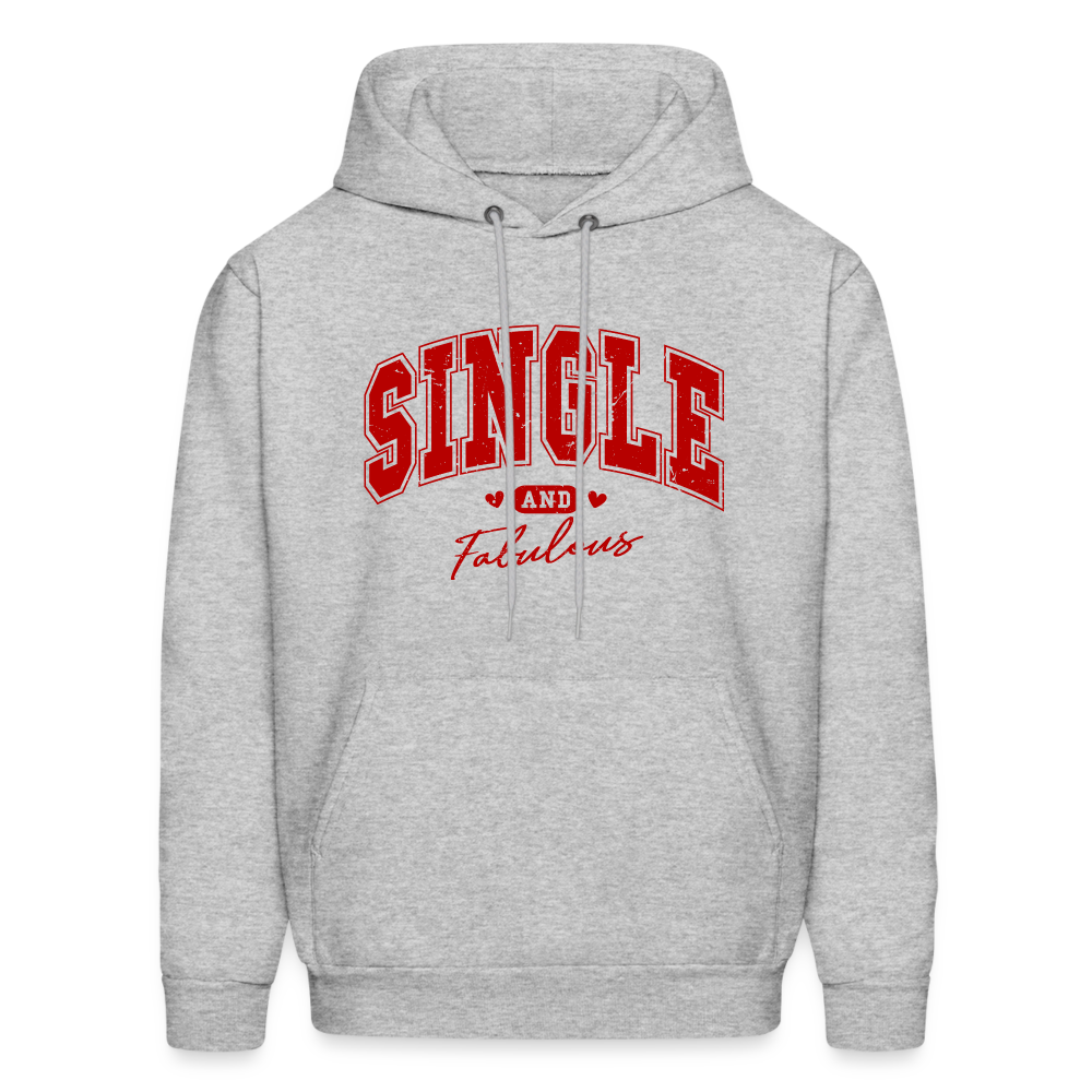 Single and Fabulous Hoodie - heather gray