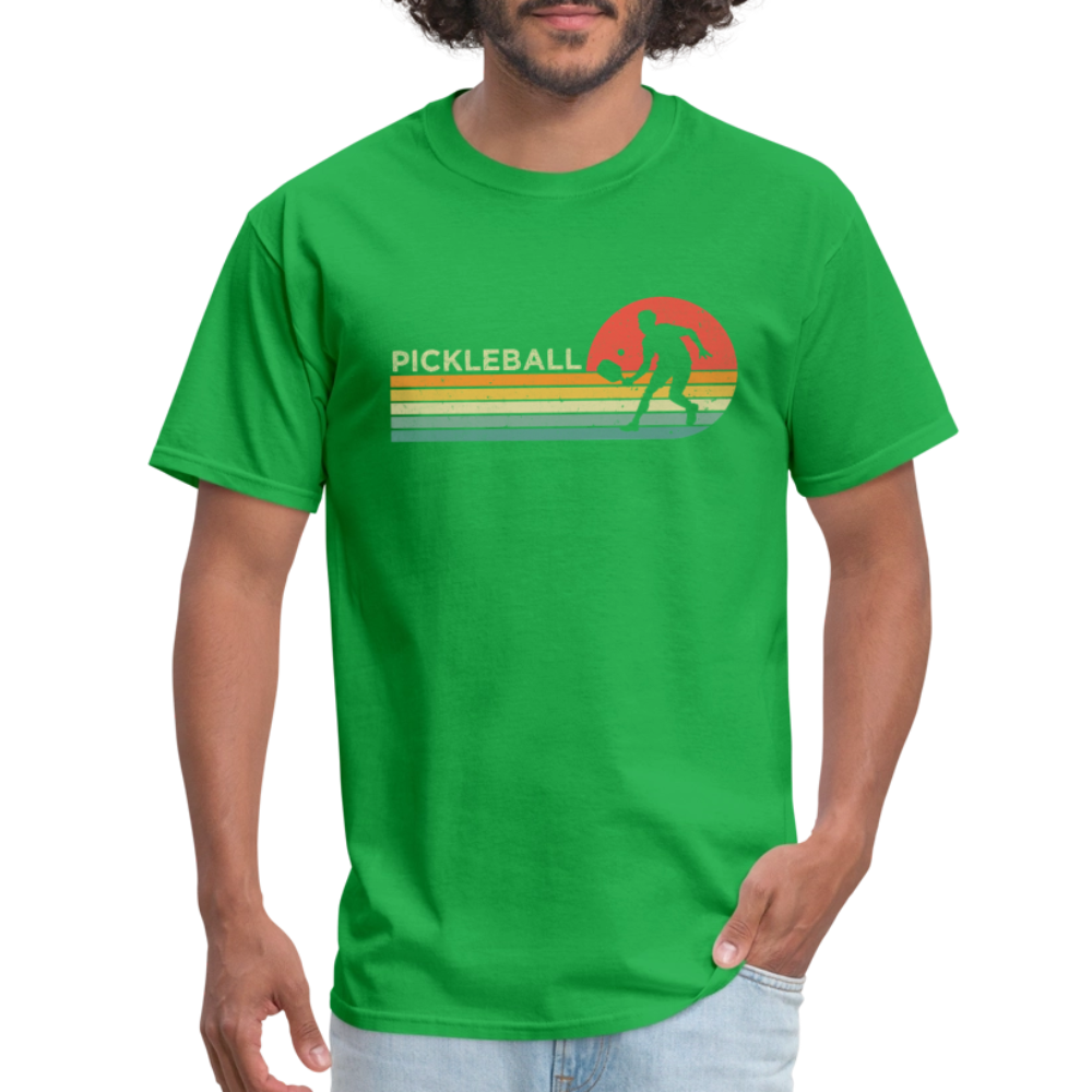 Retro Pickleball T-Shirt - bright green