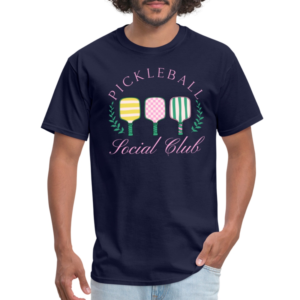 Pickleball Social Club T-Shirt - navy